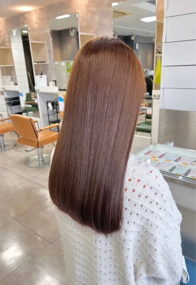 ロング カット ヘアカラー 🫧艶髪カラー🫧 森本くるみのヘアスタイル