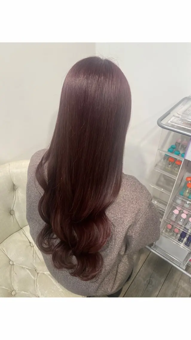 ロング カラー 艶髪透明感カラー🩶 ✨Miriのヘアスタイル