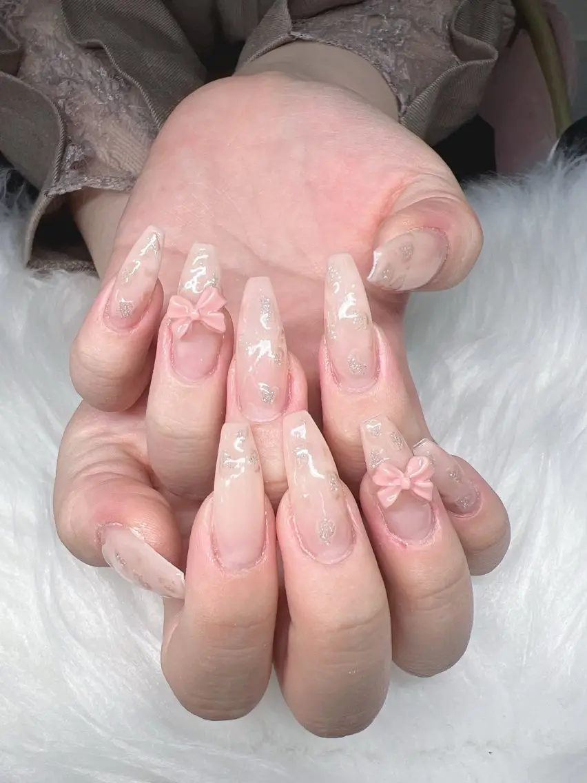 ネイル ハンドネイル Lee Nails チップ長さだし専門店のネイルデザイン