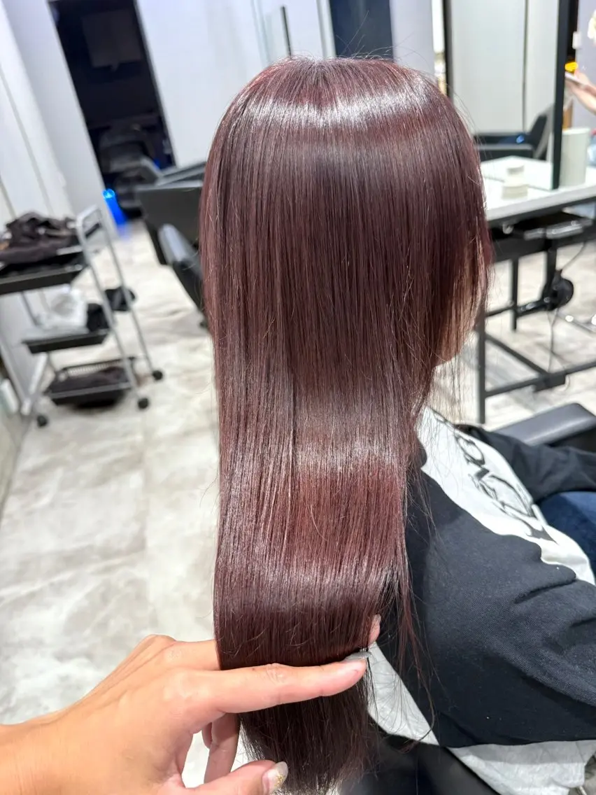 ミディアム カラー カット ヘアカラー トリートメント 【neo.】 Mahoのヘアスタイル