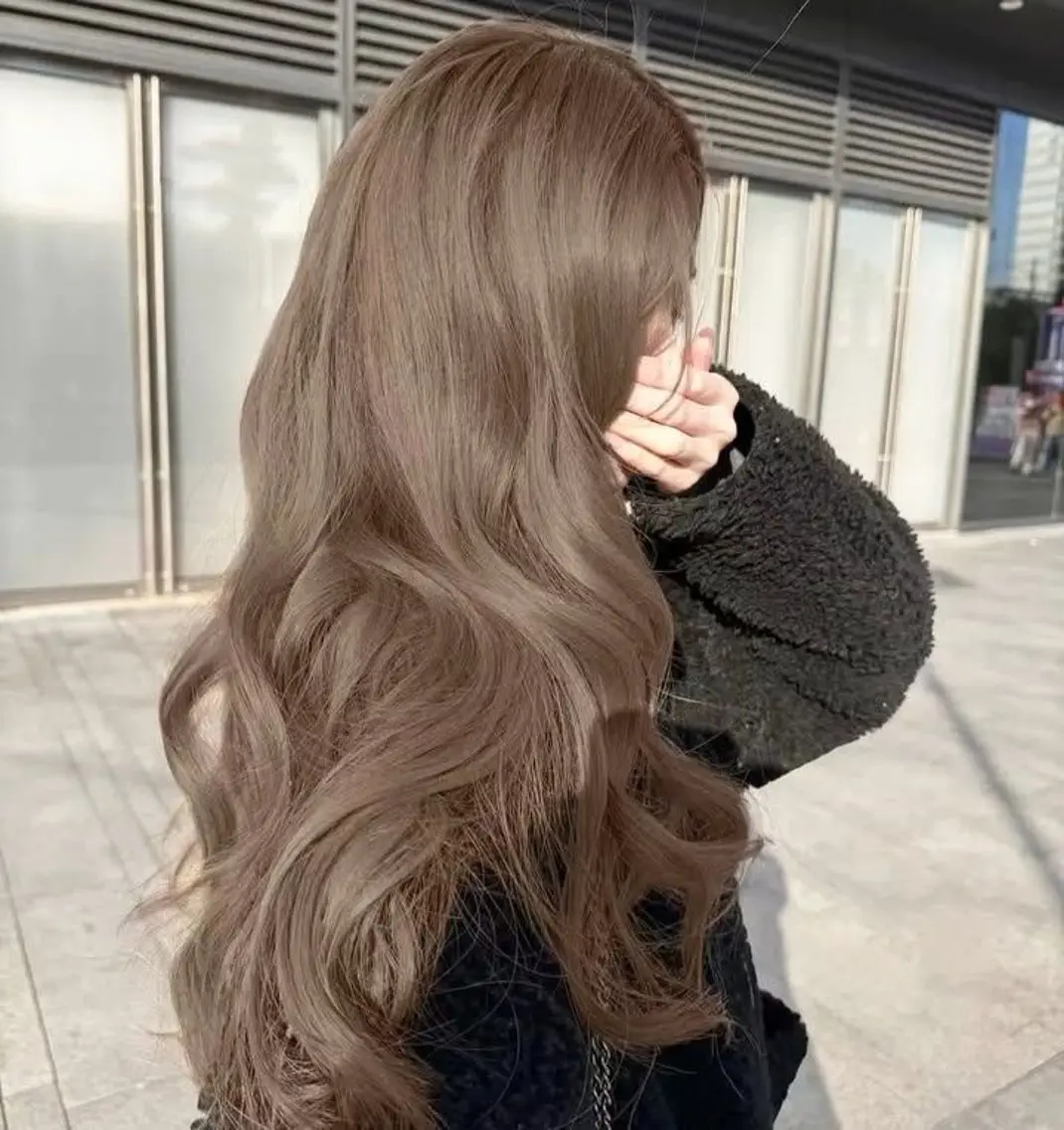 【🩶色落ちまで可愛い🩶】♡ケアブリーチ込ダブルカラー♡➕コラーゲントリートメントの写真