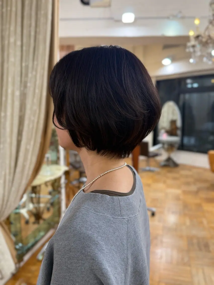 ショート ショートボブ ボブ ショートヘア カット ヘッドスパ ☀️朝５分で決まる ショート/廣瀬隆志のヘアスタイル