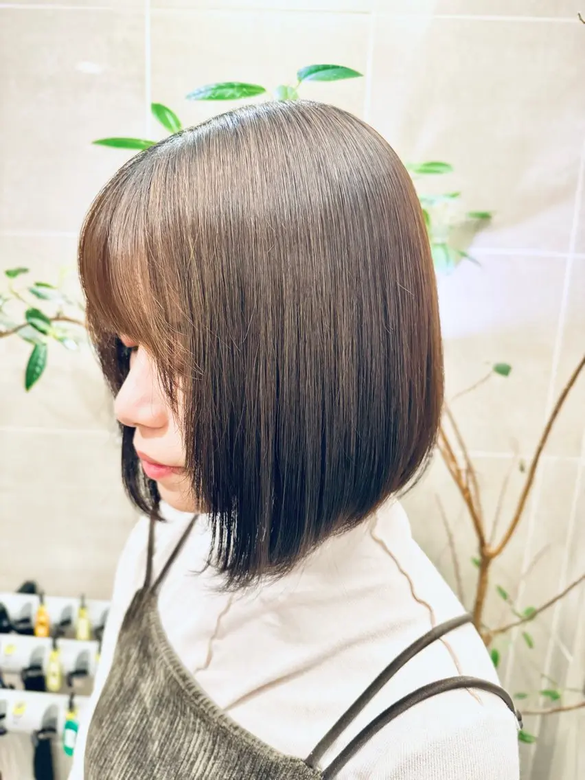ミディアム 髪質改善池袋𓊆 大士𓊇ダブルカラーのヘアスタイル