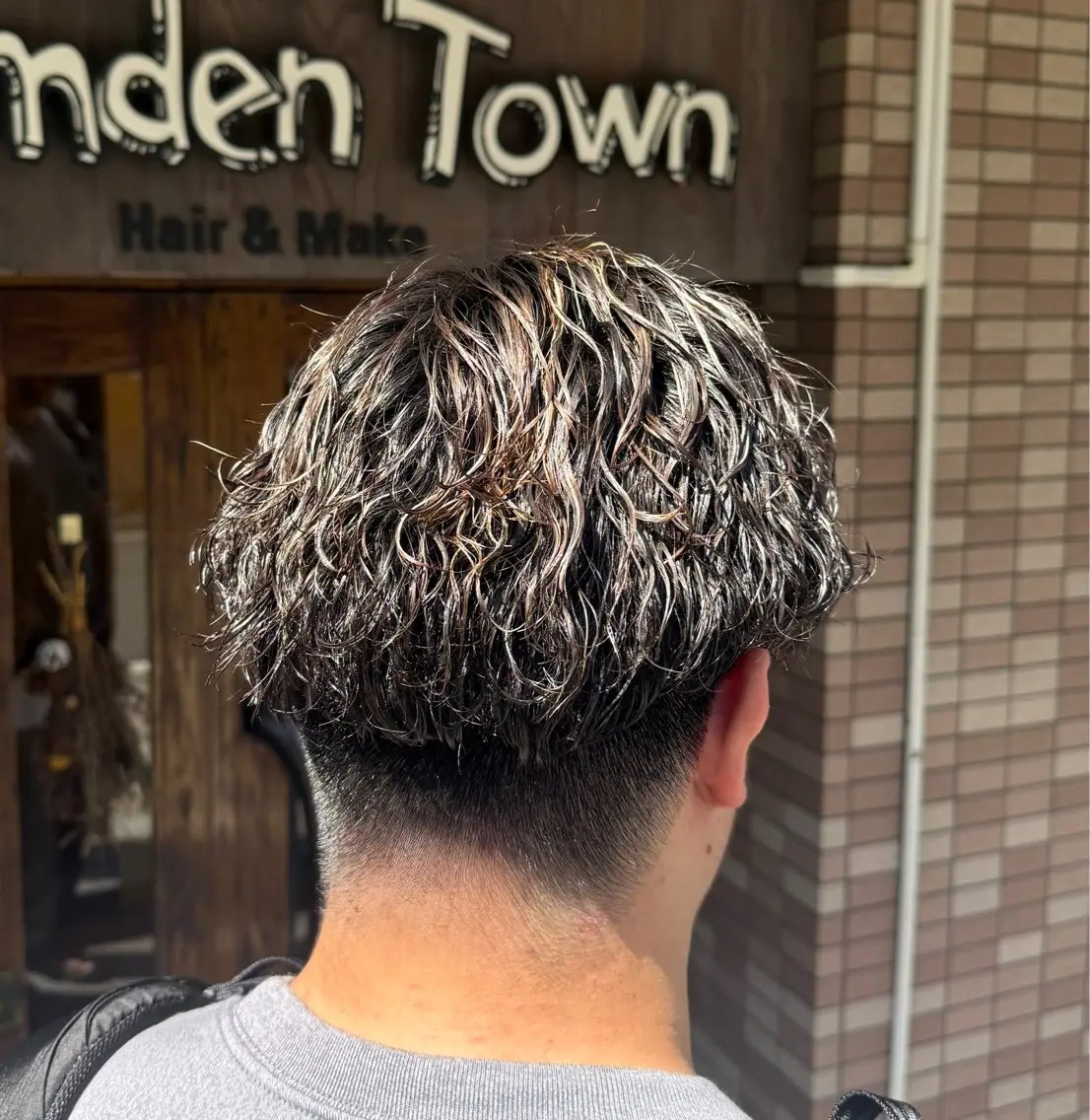 パーマ メンズ 波巻きパーマ メンズ特化/代々木 上原🌳目黒マヤのヘアスタイル