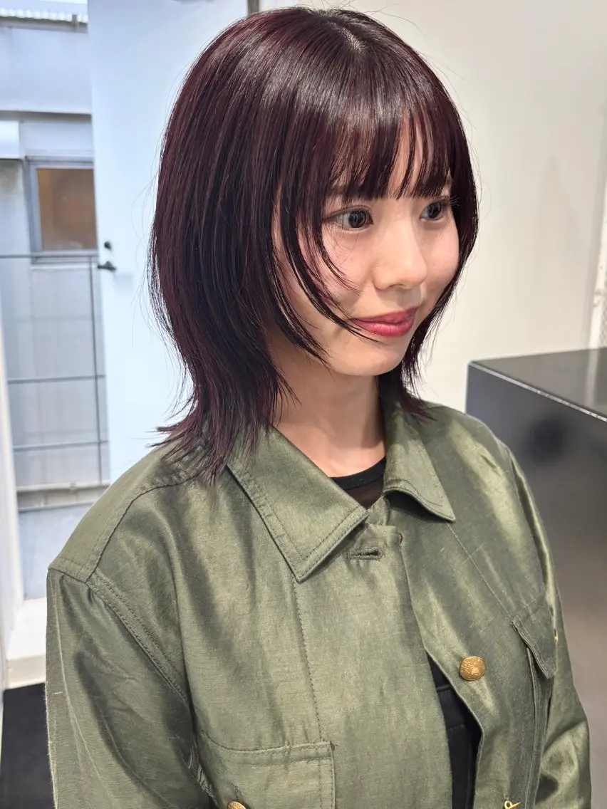 ミディアム カラー HARU//原宿🤍 リピート率NO.1のヘアスタイル