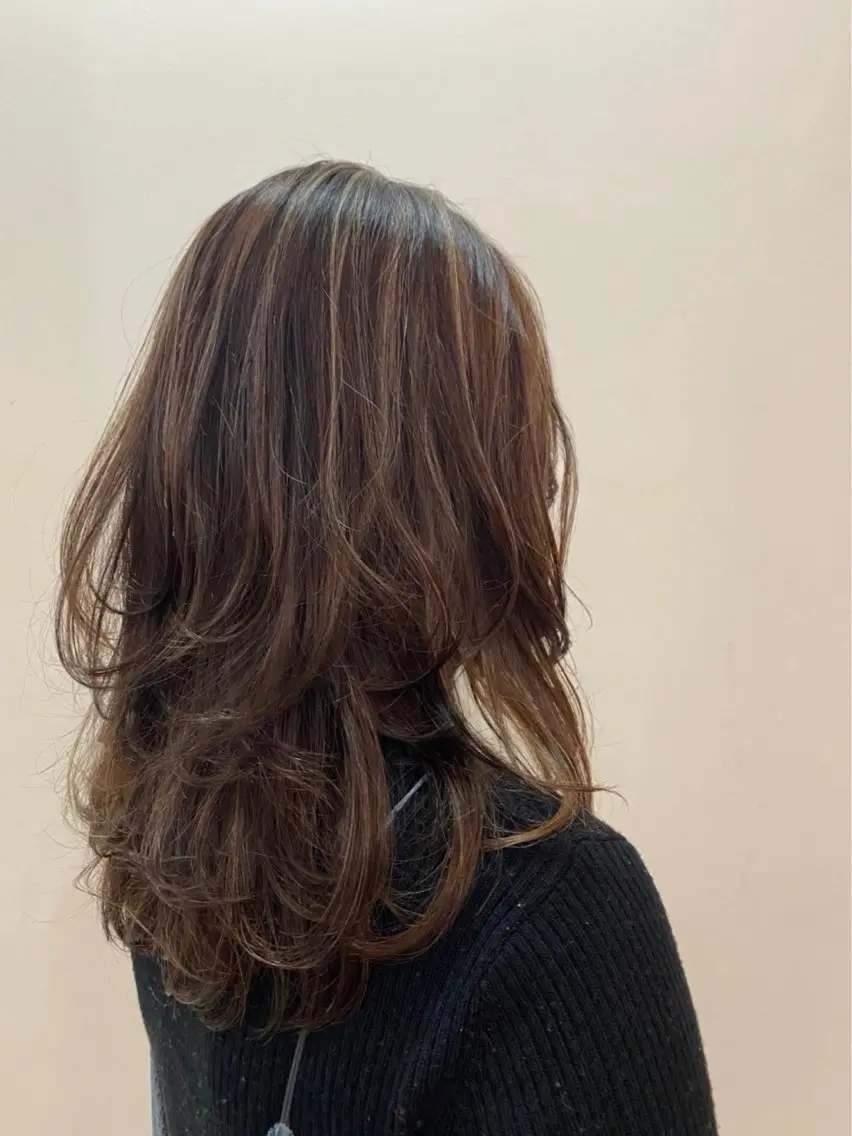 セミロング 🌷-5歳を実現 梅田その子🌷のヘアスタイル