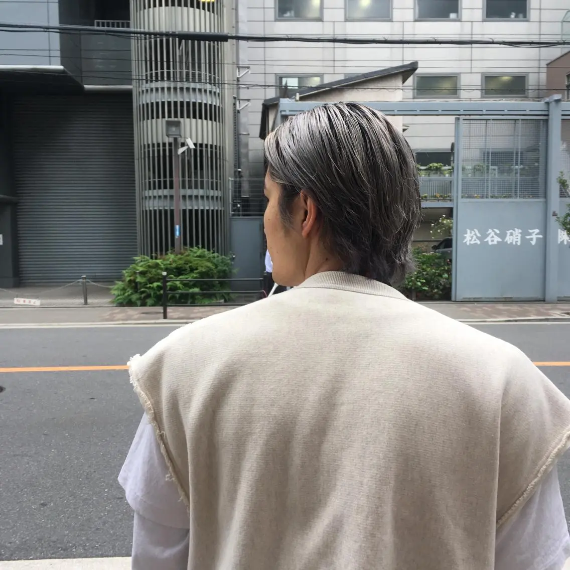 ショート カラー メンズ メンズブリーチ ブリーチ シルバー kimika🥑 メンズ/髪質改善のその他イメージ