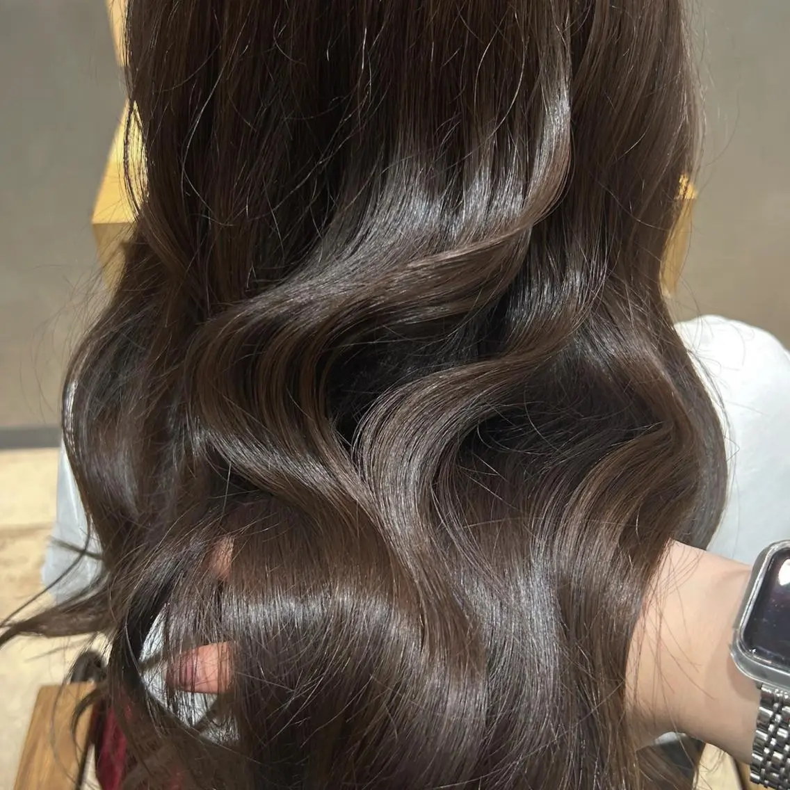 ロング カラー パーマ 椋 愛穂のヘアスタイル