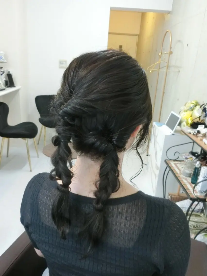 ヘアアレンジ nao 艶カラー・髪質改善のヘアスタイル