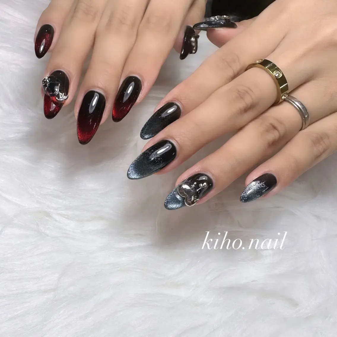 ネイル ハンドネイル KIHO 【週一深夜ネイル】のネイルデザイン