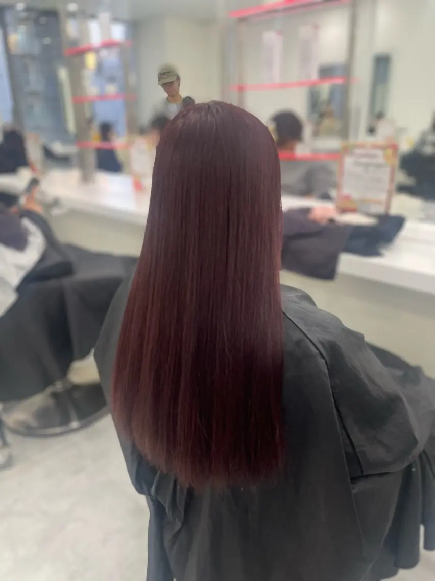 ロング ケアカラー ロング トリートメント 💗トレンドモテヘア Natsumi 💗のヘアスタイル