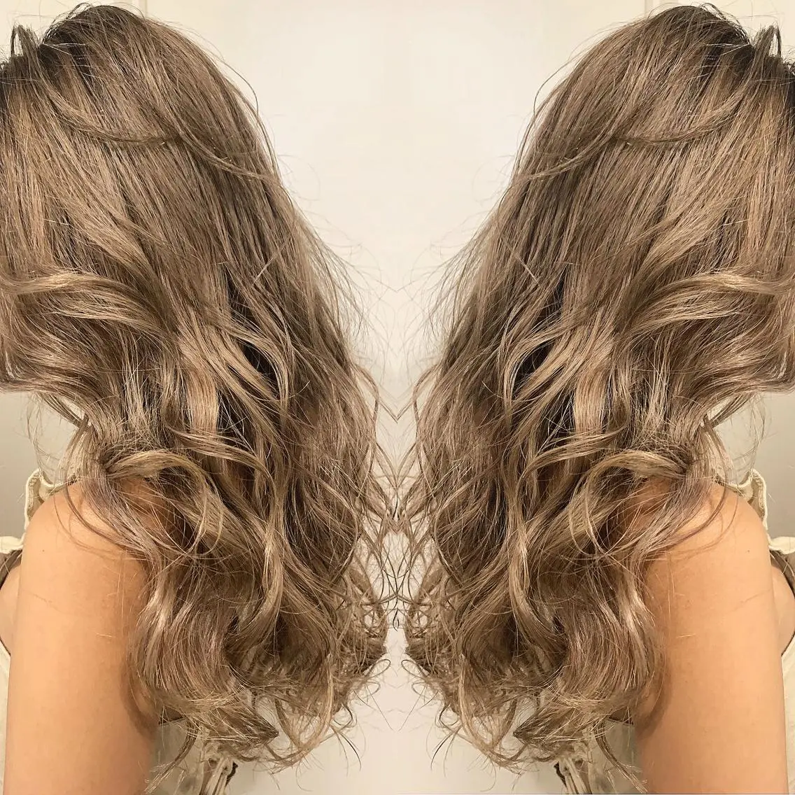 ロング カラー ヘアアレンジ ベージュカラー 透明感カラー ヘアカラー トリートメント 🎨カラー満足度 500%💫ヅル💫のヘアスタイル