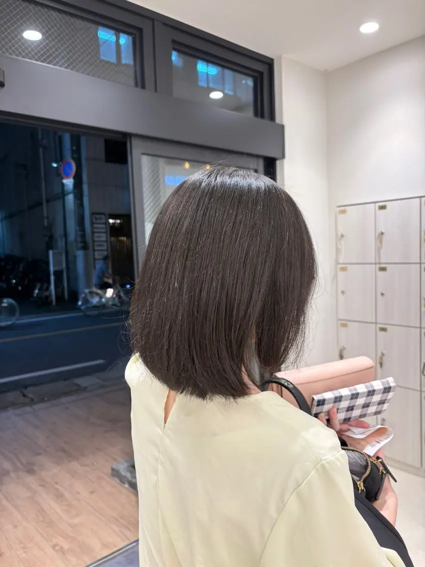 ミディアム ヘアカラー イシカワ ユウタのヘアスタイル