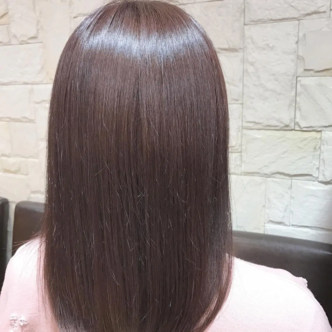 ミディアム カラー 🥛洒落髪小顔cut なら龍崎🥛のヘアスタイル