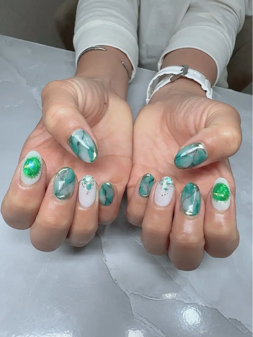 ネイル アートネイル 持ち込み nyasu nailのネイルデザイン