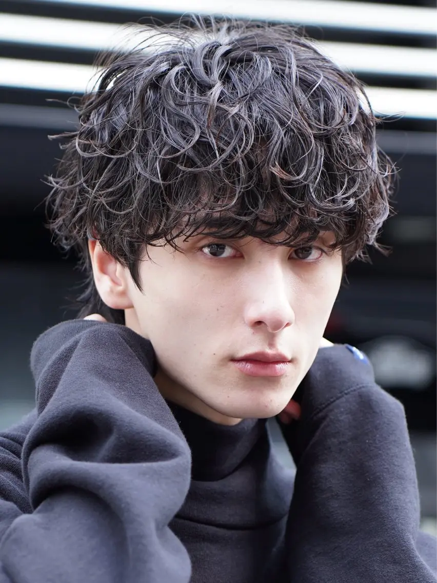 ショート パーマ メンズ カット パーマ fifth/メンズ/ シャドウパーマ/せなのヘアスタイル