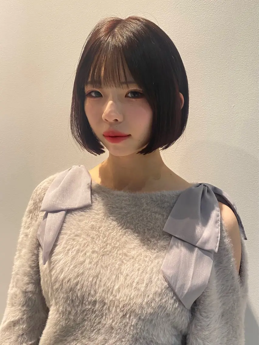ショート カラー ボブ カット ヘアカラー トリートメント mai / linoah˚✧のヘアスタイル