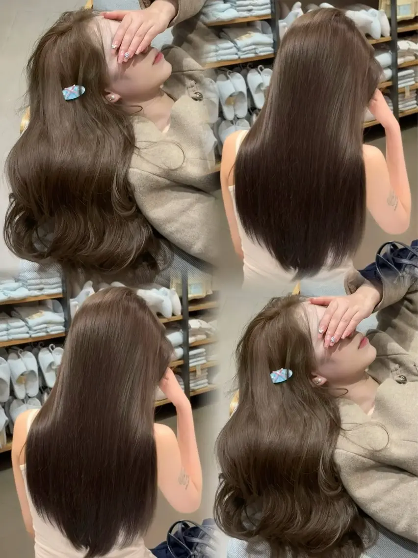 ロング カラー カット ヘアカラー トリートメント 🪽天神/うる艶 /トレンドヘア🪽のヘアスタイル