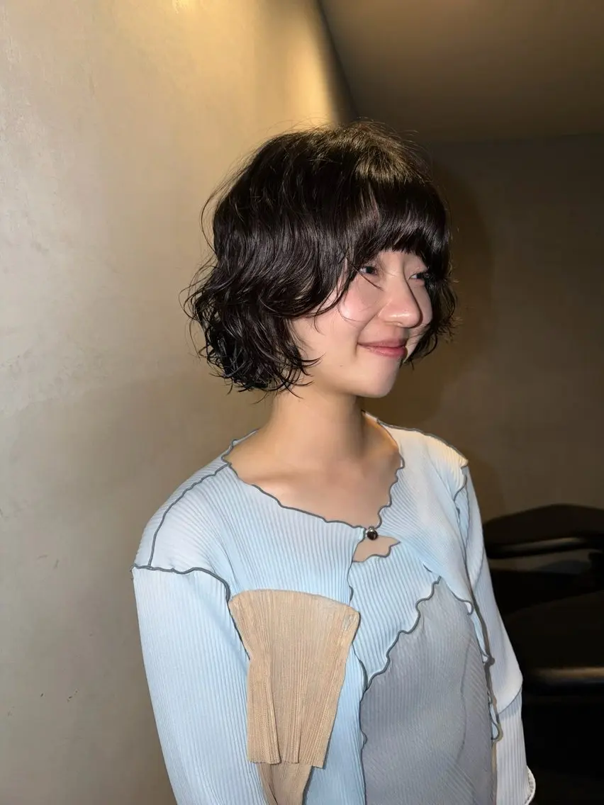 ショート パーマ パーマ 似合わせカット指名率 NO.1/髪質改善のヘアスタイル