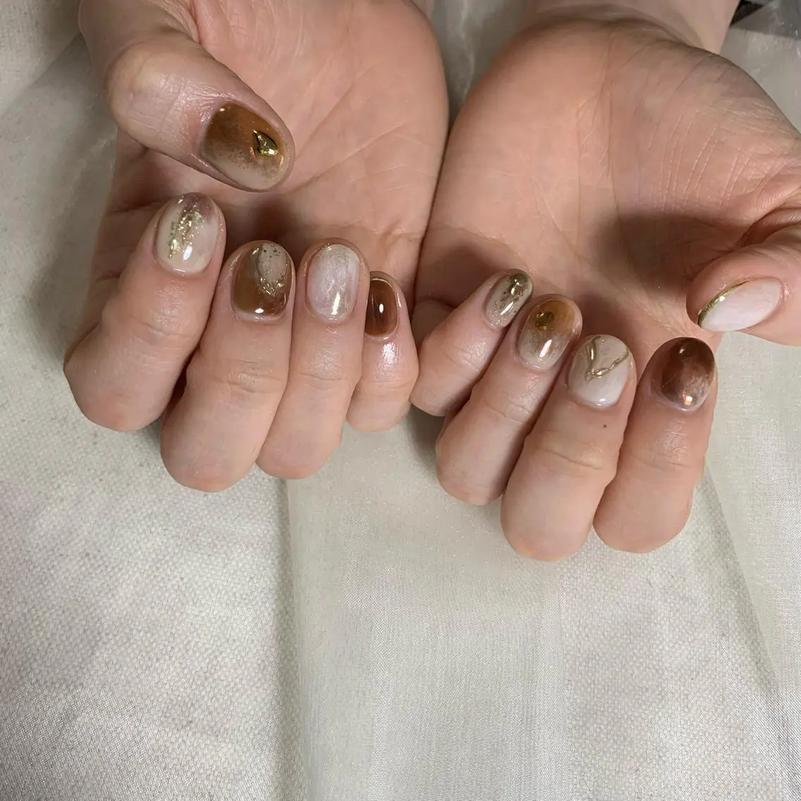 ネイル ハンドネイル 里見 麗のネイルデザイン