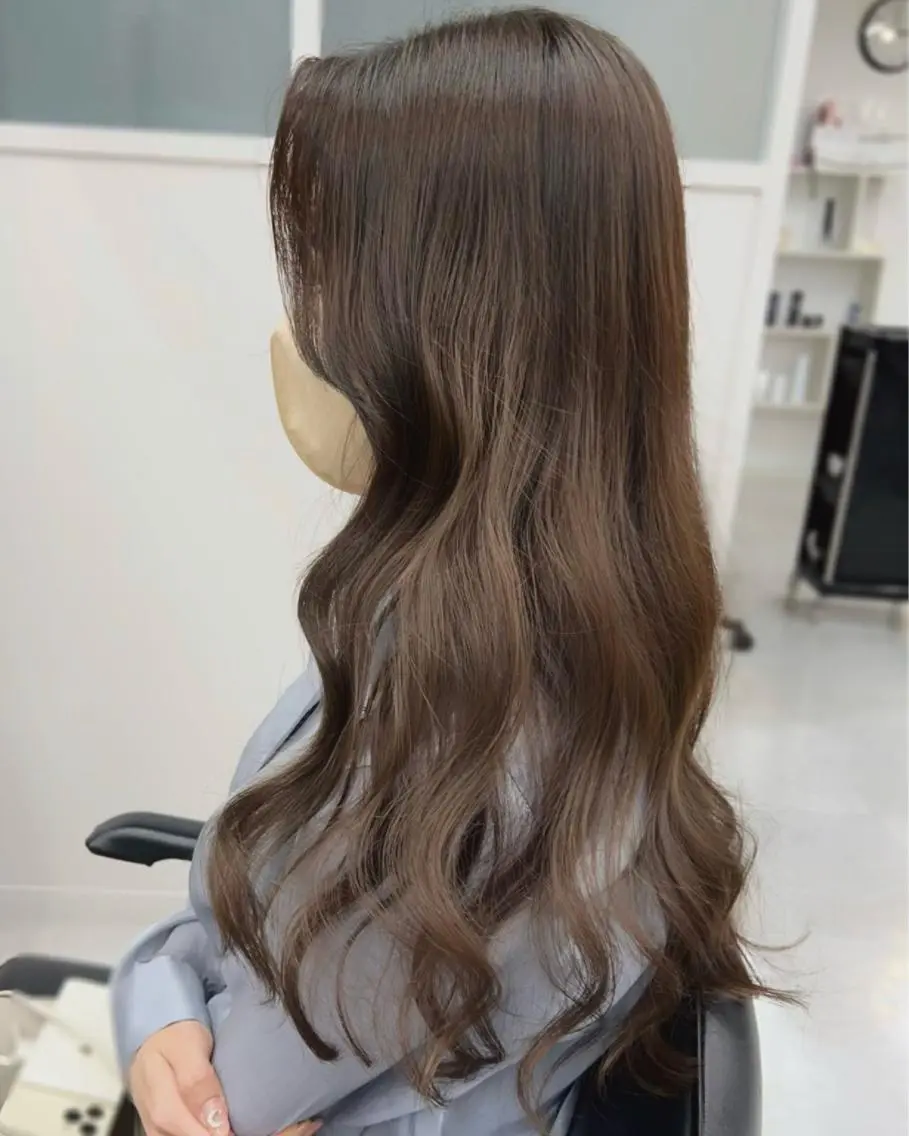 💋韓国オンニstyle💋韓ヘアカット+N.透明感カラー+艶髪cotaトリートメント(土日祝+500円)の写真