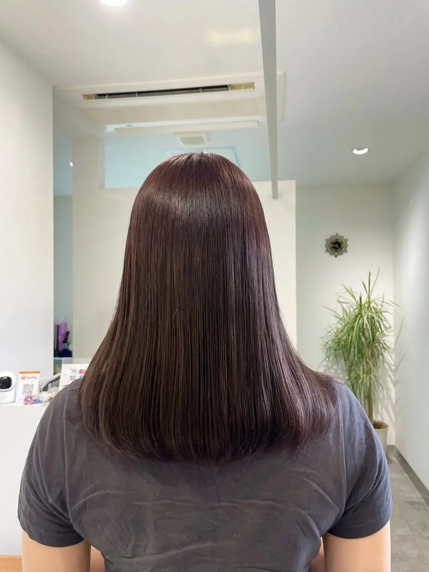セミロング カラー カット ヘアカラー トリートメント ⭐トレンドカット&カ ラーCocoro🪿のヘアスタイル