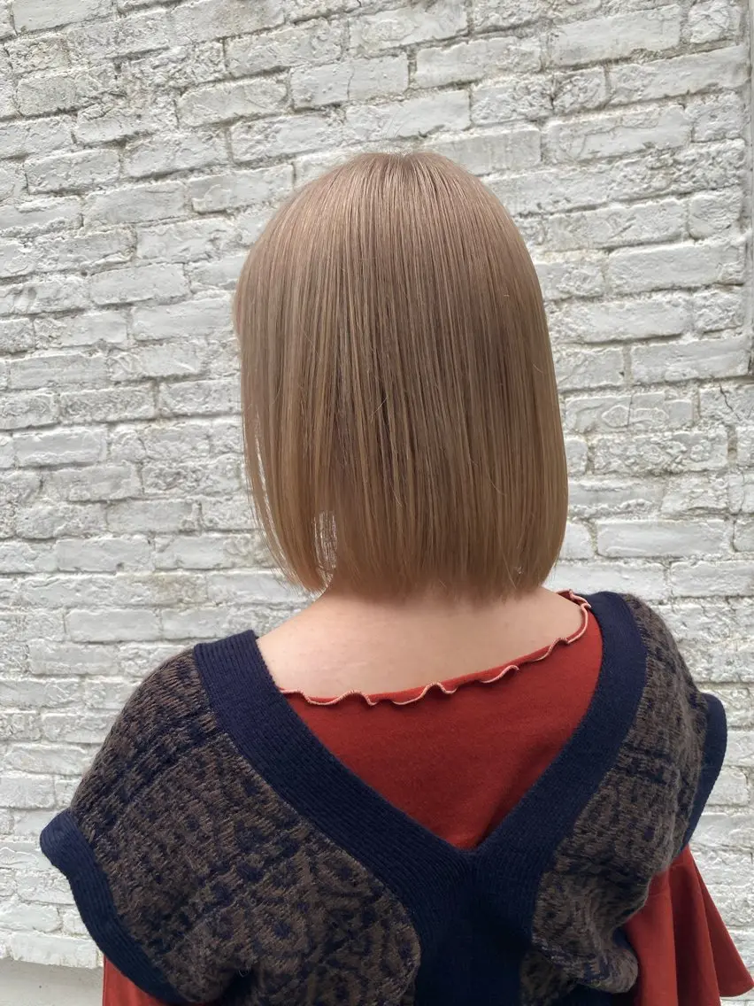 ミディアム カラー ヘアカラー トリートメント 千 田のヘアスタイル