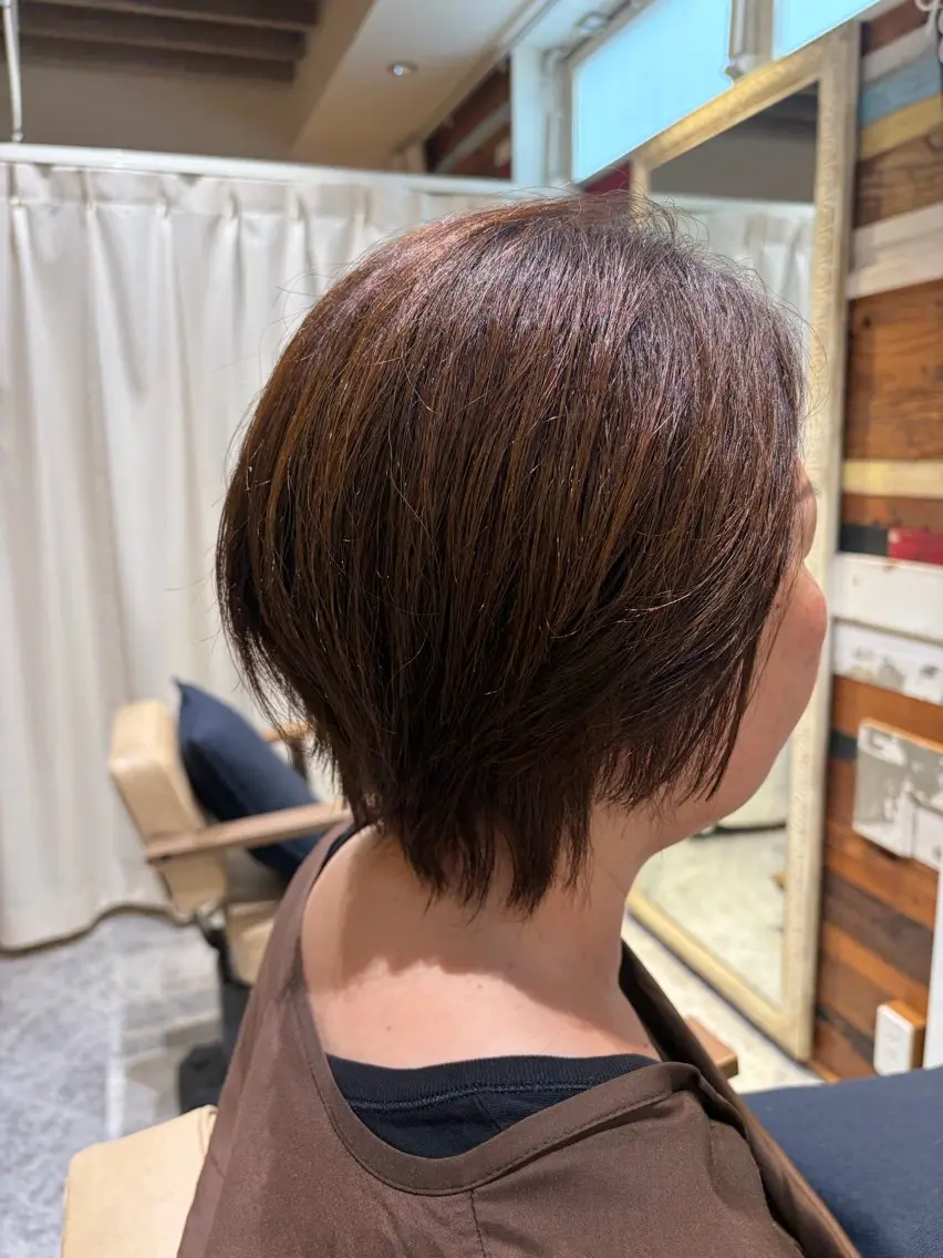 ショート かけだ まゆのヘアスタイル