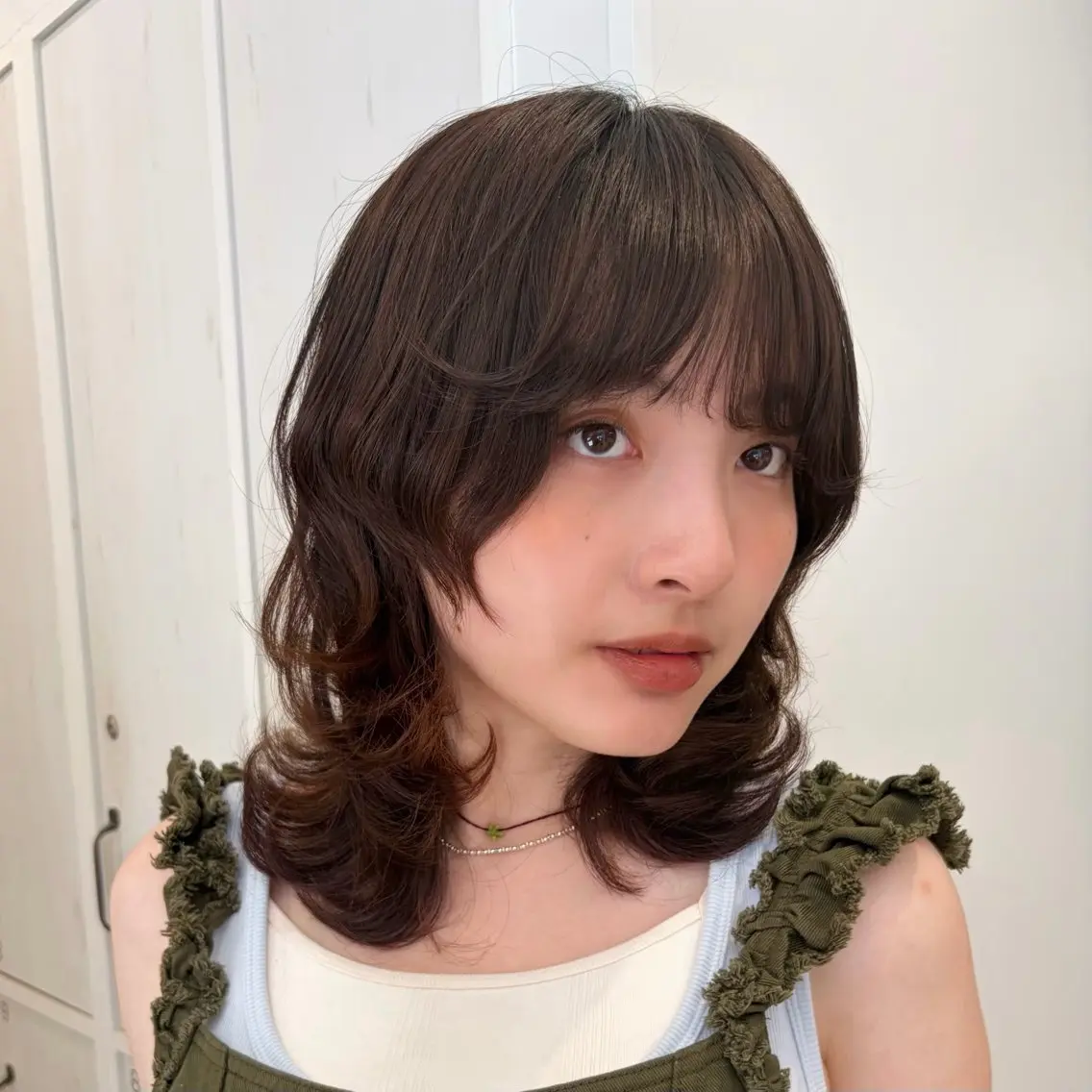ミディアム カラー 🎀Wカラー/ピンク /ベージュ🎀ゆらのヘアスタイル