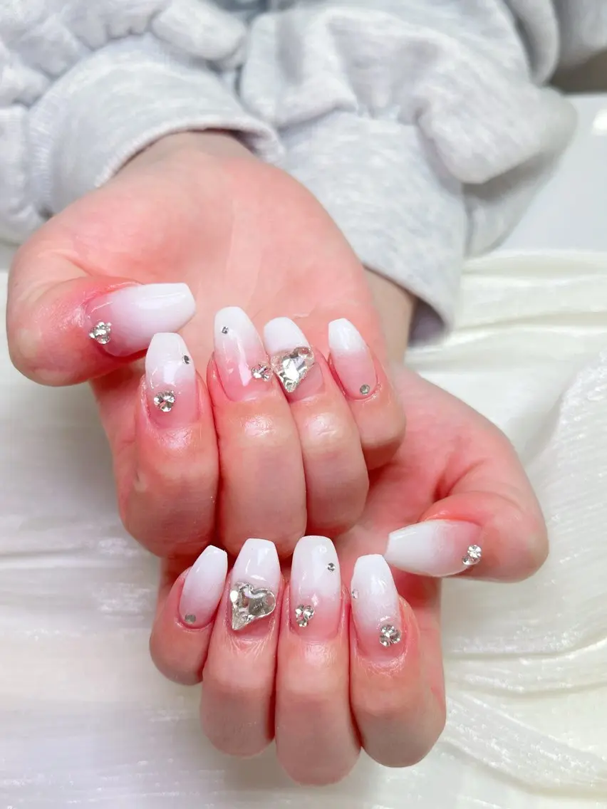 ネイル candy nail 韓国風ワンホンネイルのネイルデザイン