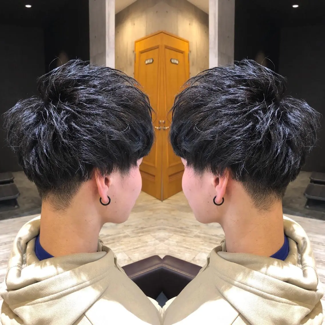 ショート カラー パーマ ヘアアレンジ メンズ キッズ ネイル マツエク・マツパ カット EnBlesS西宮 マンツーマン神道有基のヘアスタイル