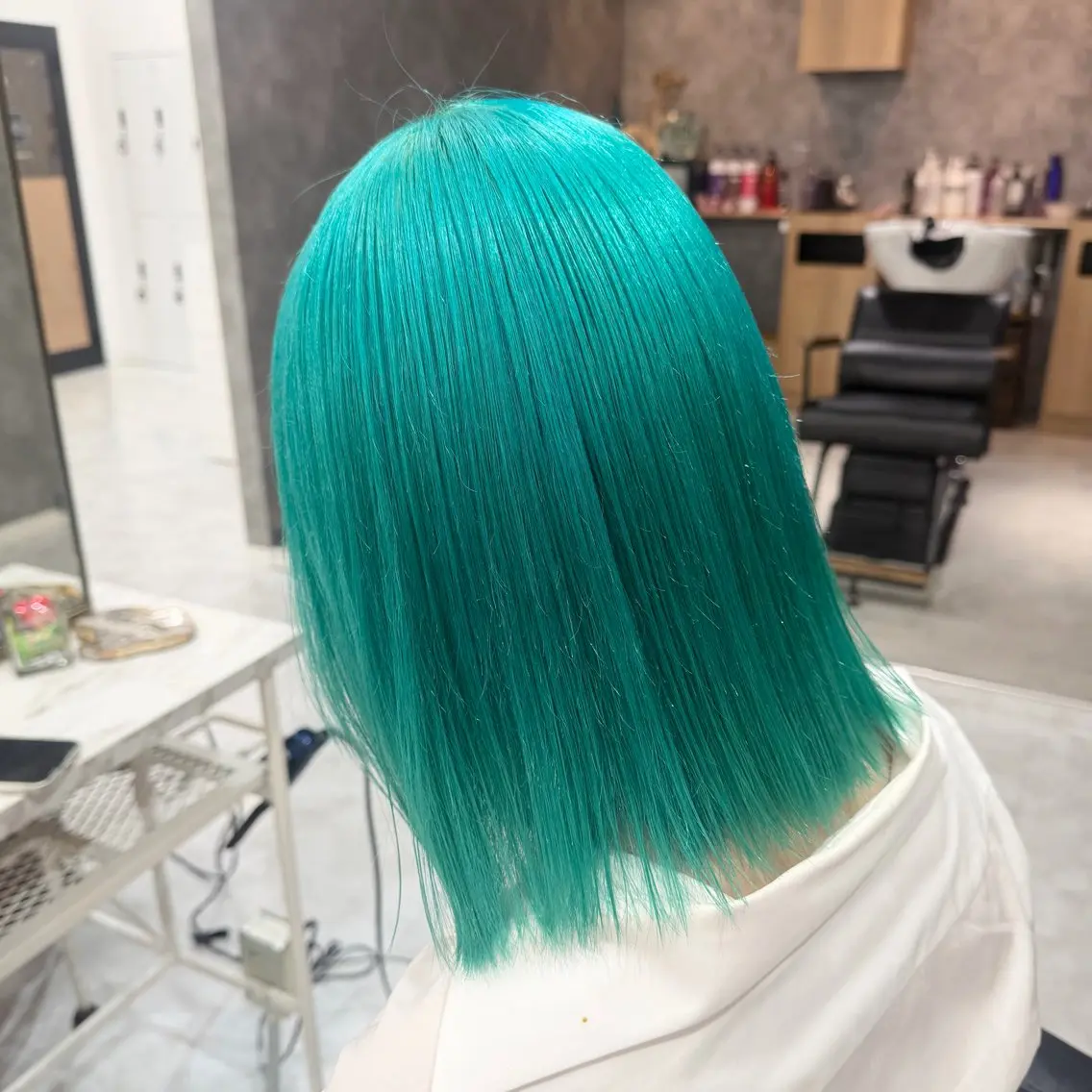 カラー ヘアカラー トリートメント 💎艶々ハイトーン MOE💍🤍のヘアスタイル