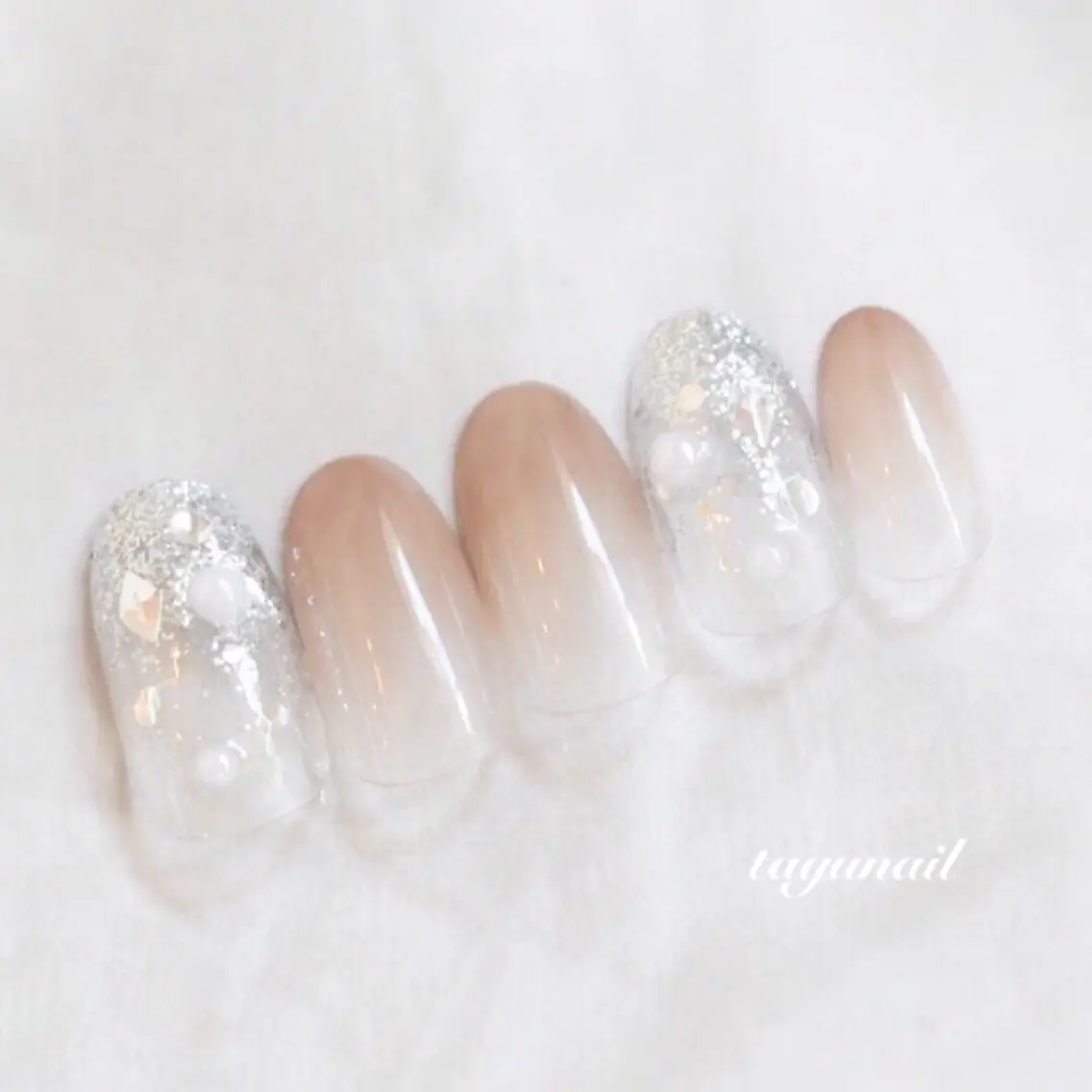 ネイル アートネイル ジェルネイル パラジェル 夏ネイル ハンドネイル ネイルサロン 【たゆnail】のネイルデザイン