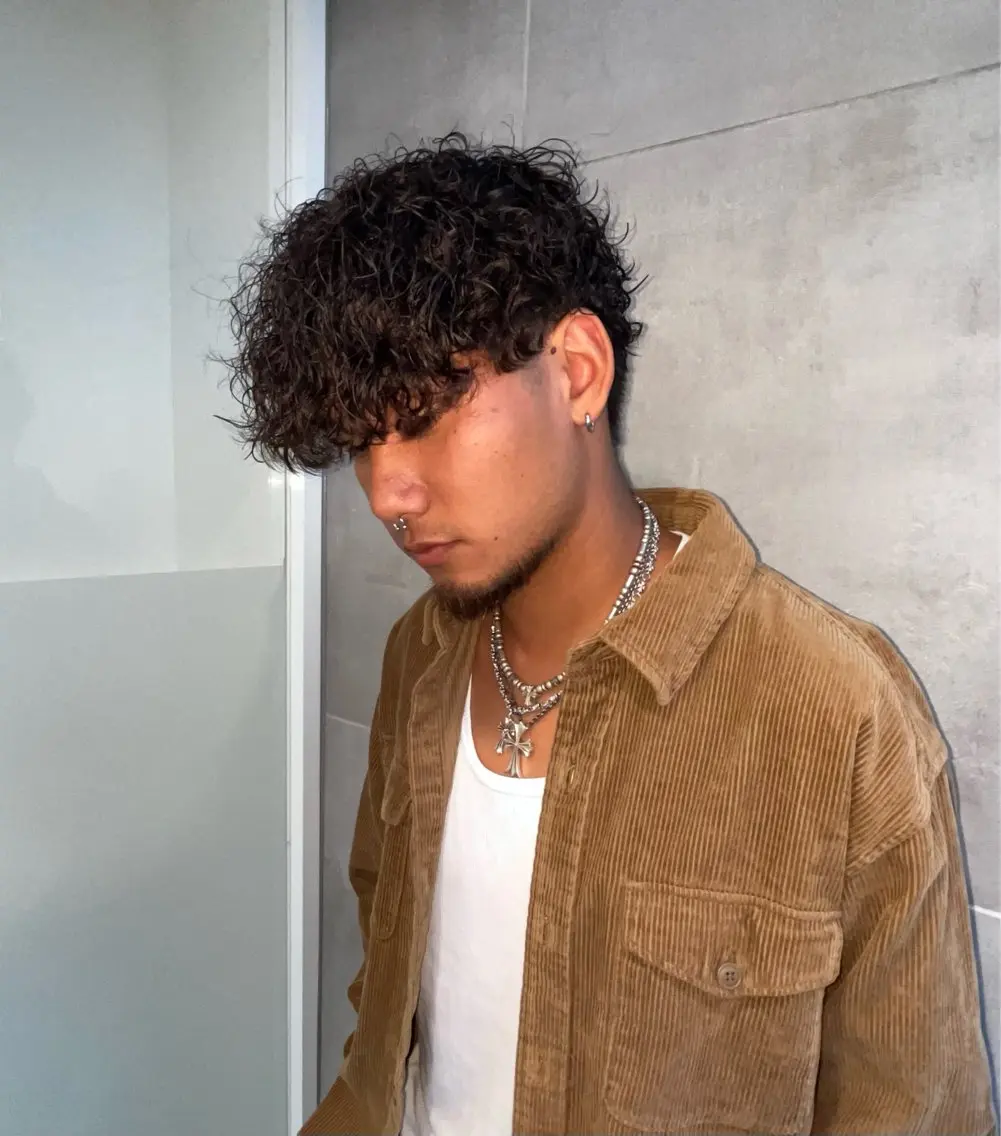 パーマ メンズ メンズパーマ スペインカール メンズ支持率No.1 /大船メンズパーマのヘアスタイル