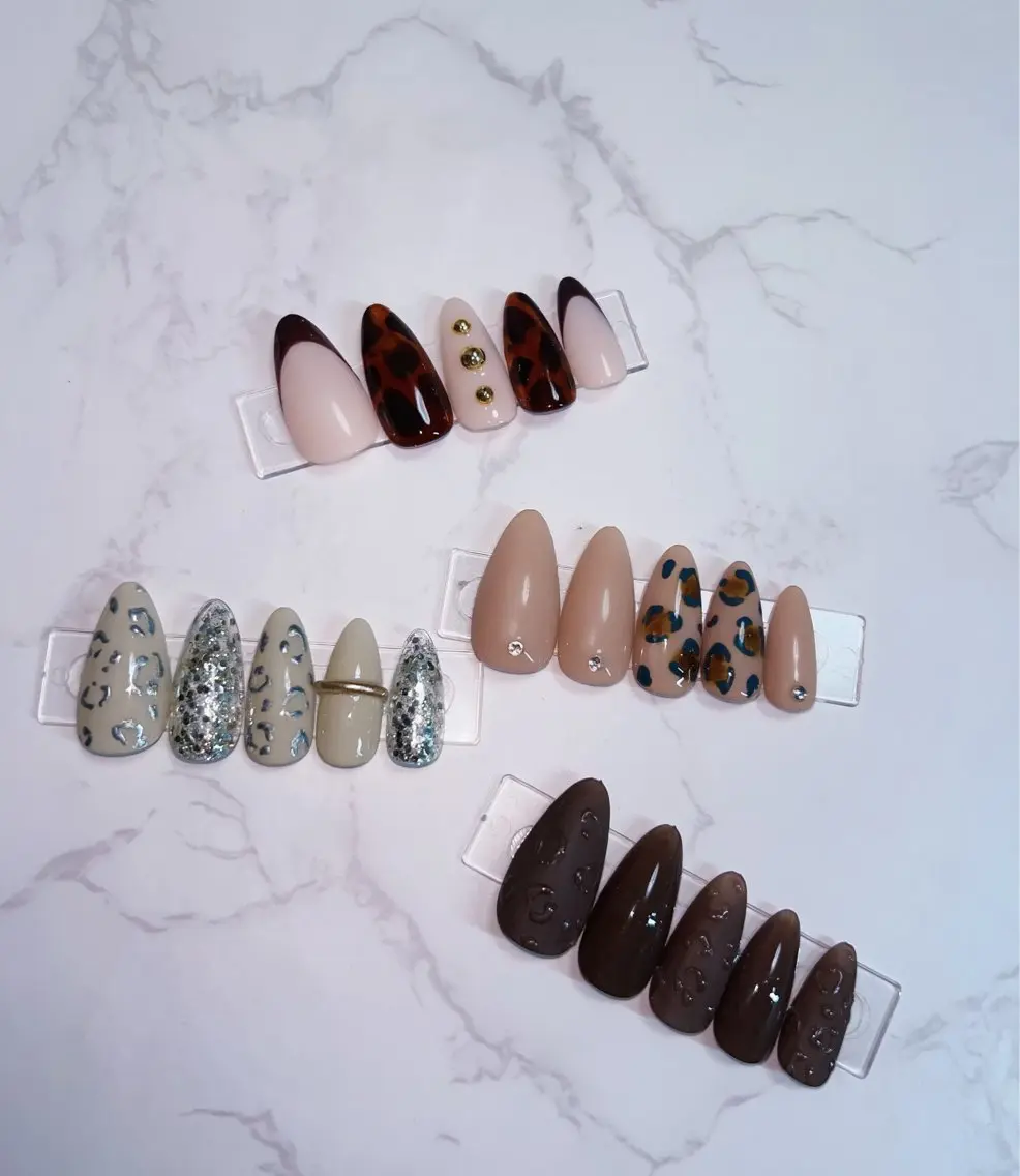 ネイル アニマル柄 ハンドネイル Nail salon suuのネイルデザイン