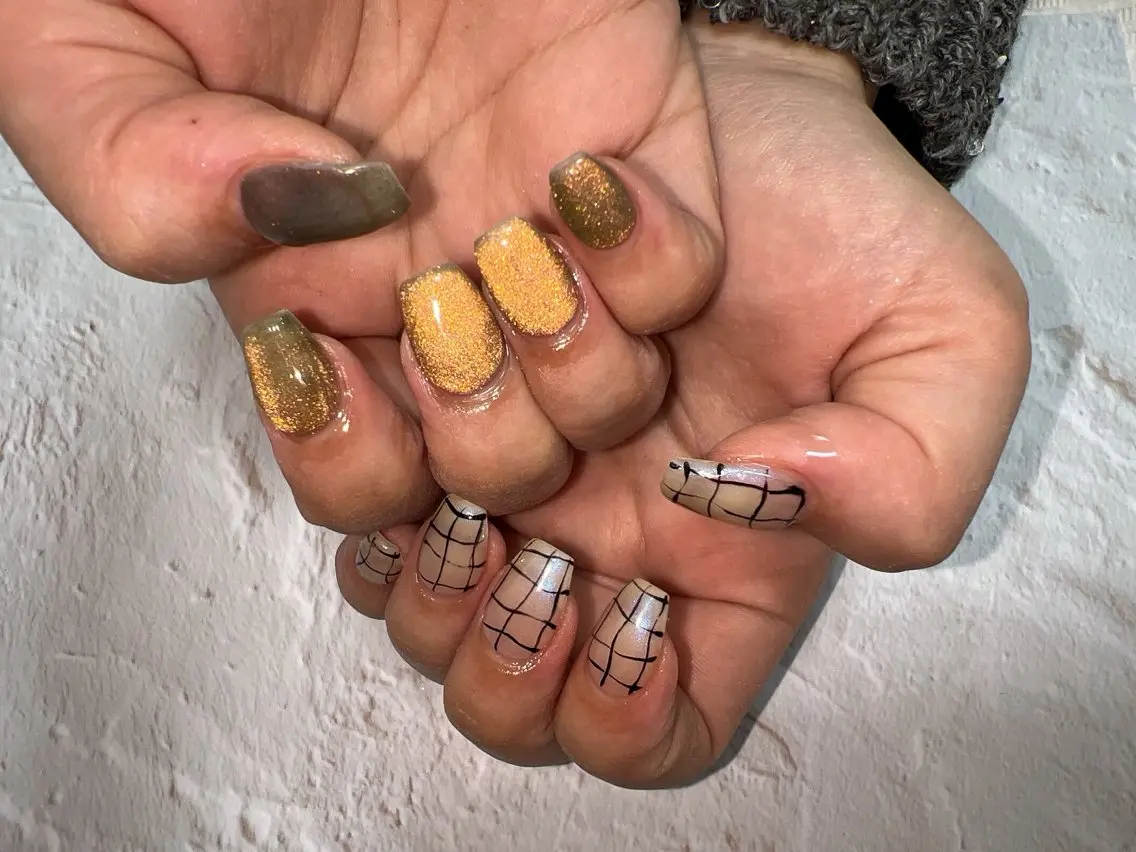 ネイル マグネットネイル coco nailのネイルデザイン
