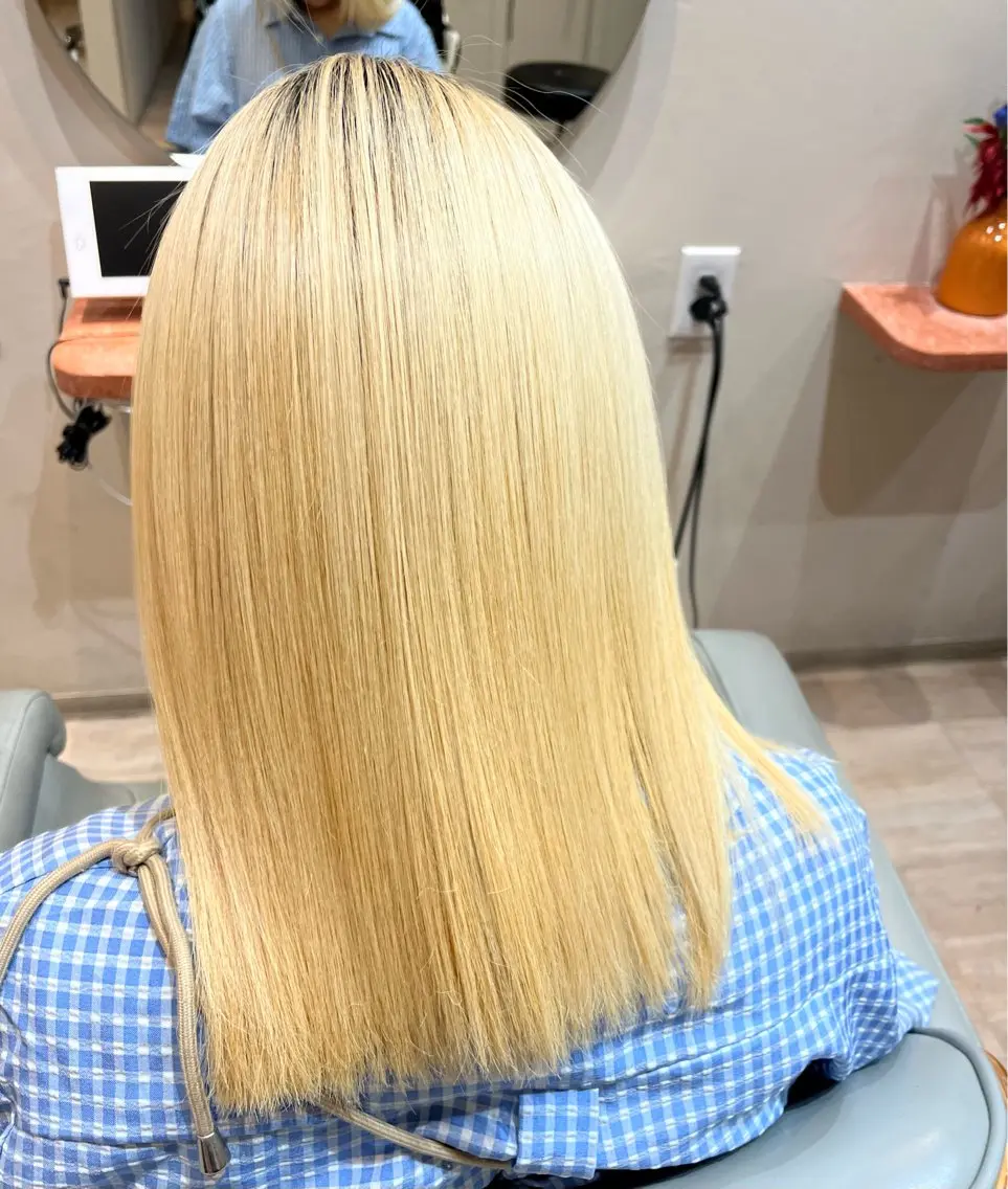ミディアム ramphy 柴原 夢奈のヘアスタイル
