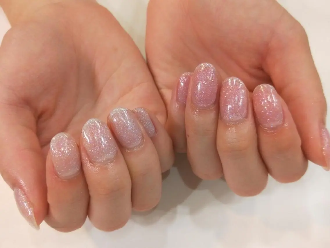 ネイル ハンドネイル ハンドケア はばすみれ🎀ﾈｲﾙ 光ﾌｪｲｼｬﾙ ﾍｱのネイルデザイン