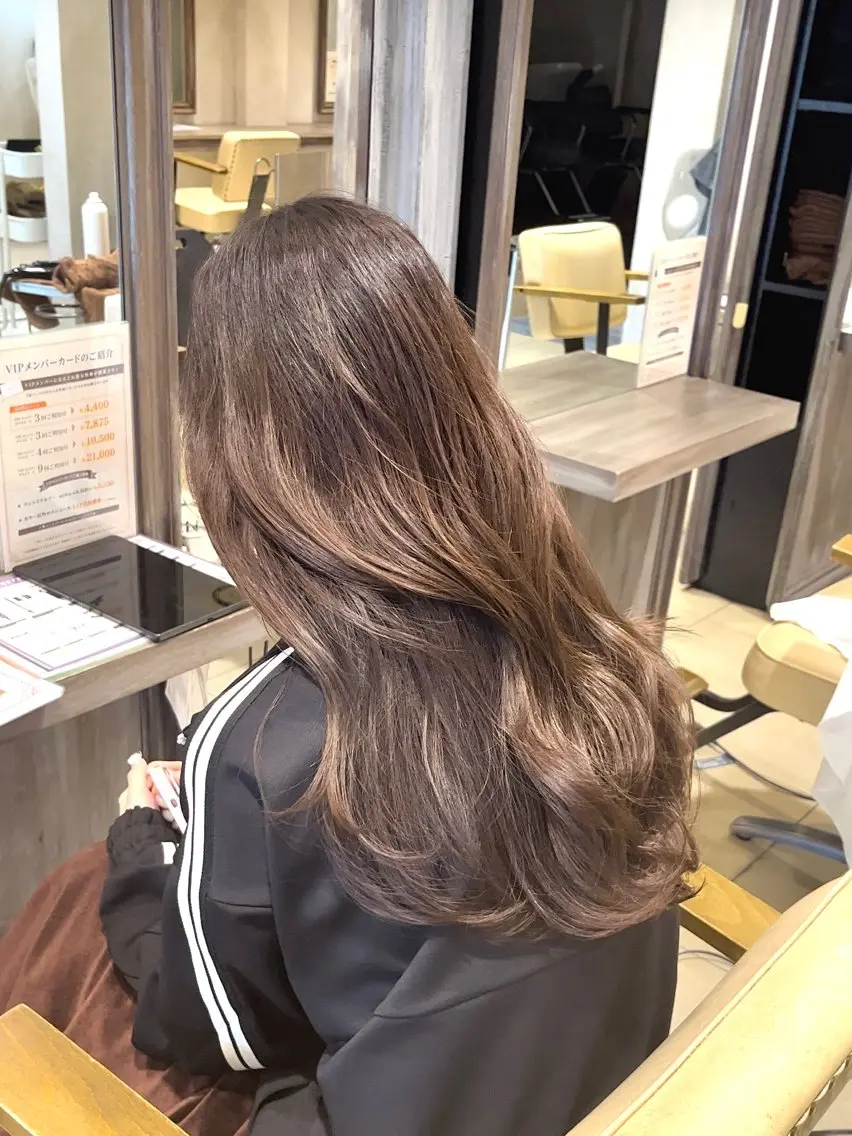 ロング カラー 高槻No.1🇰🇷 韓国ヘア 橋口陽太のヘアスタイル