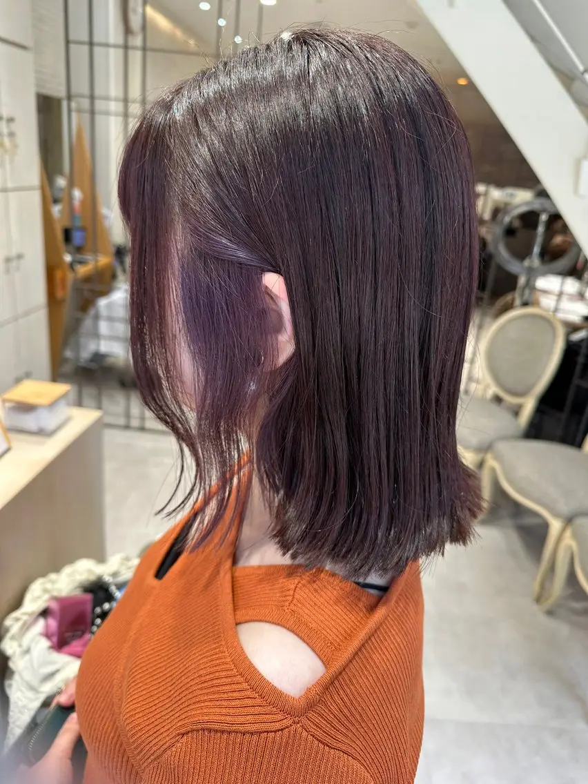 カラー カット ヘアカラー トリートメント 美髪矯正/渡辺 りんのヘアスタイル