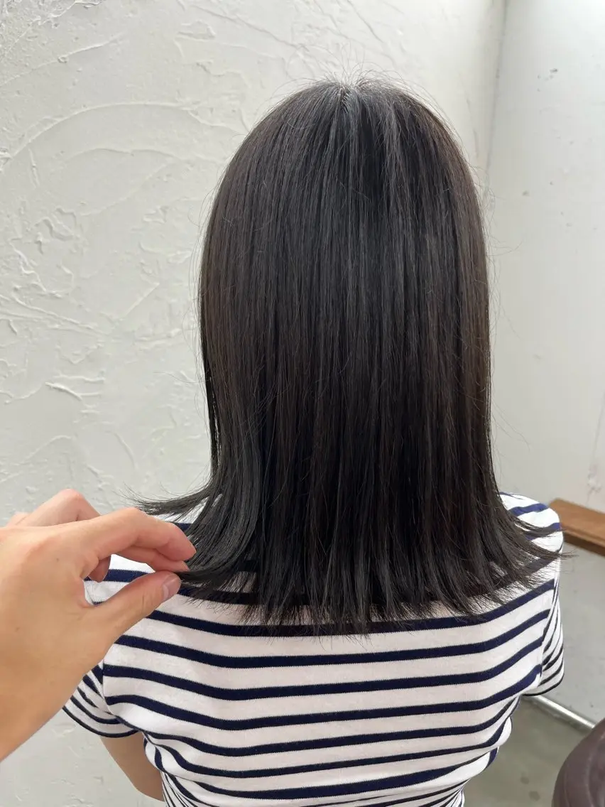 セミロング ハシモトタケル🌿 ボブ/レイヤーカットのヘアスタイル