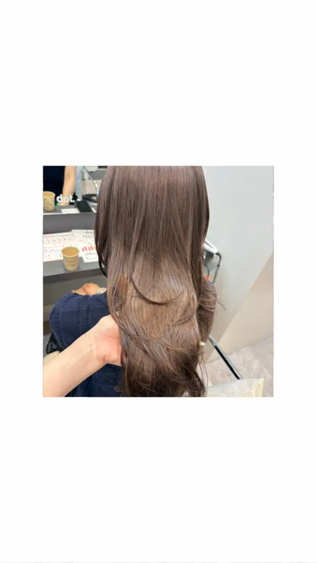 ロング カラー 🍀カラー特化透明 感ベージュ|けいなのヘアスタイル