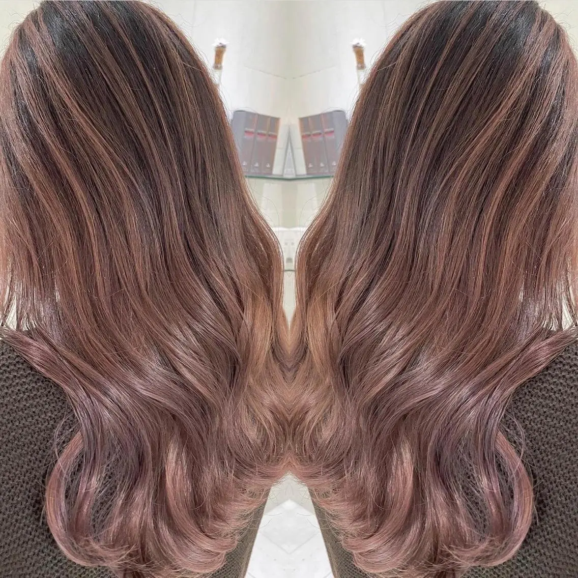 ロング カラー アッシュ ベージュカラー ラベンダーカラー ラベンダーベージュ 外国人風カラー ヘアカラー トリートメント 河合秀明/ショート /ボブ/レイヤーのヘアスタイル