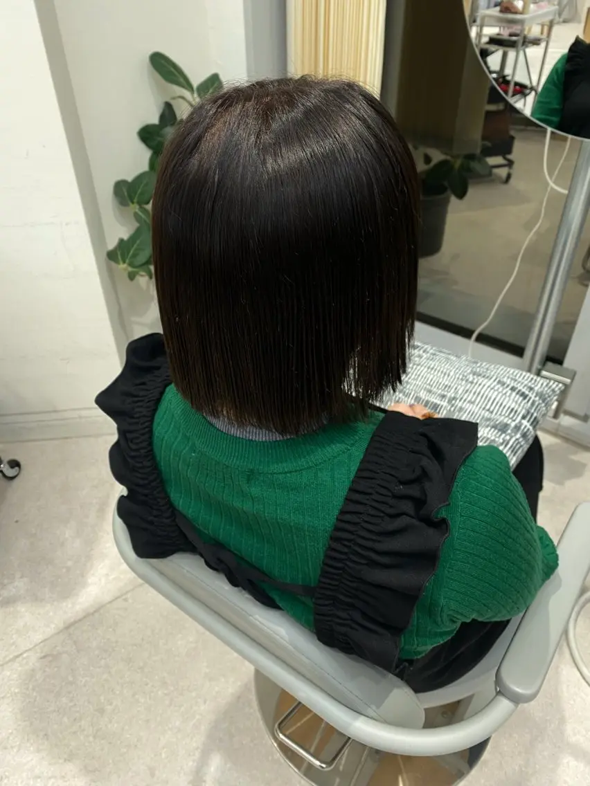 ショート カット 縮毛矯正 🍓暖色カラー🍓 fuminaのヘアスタイル