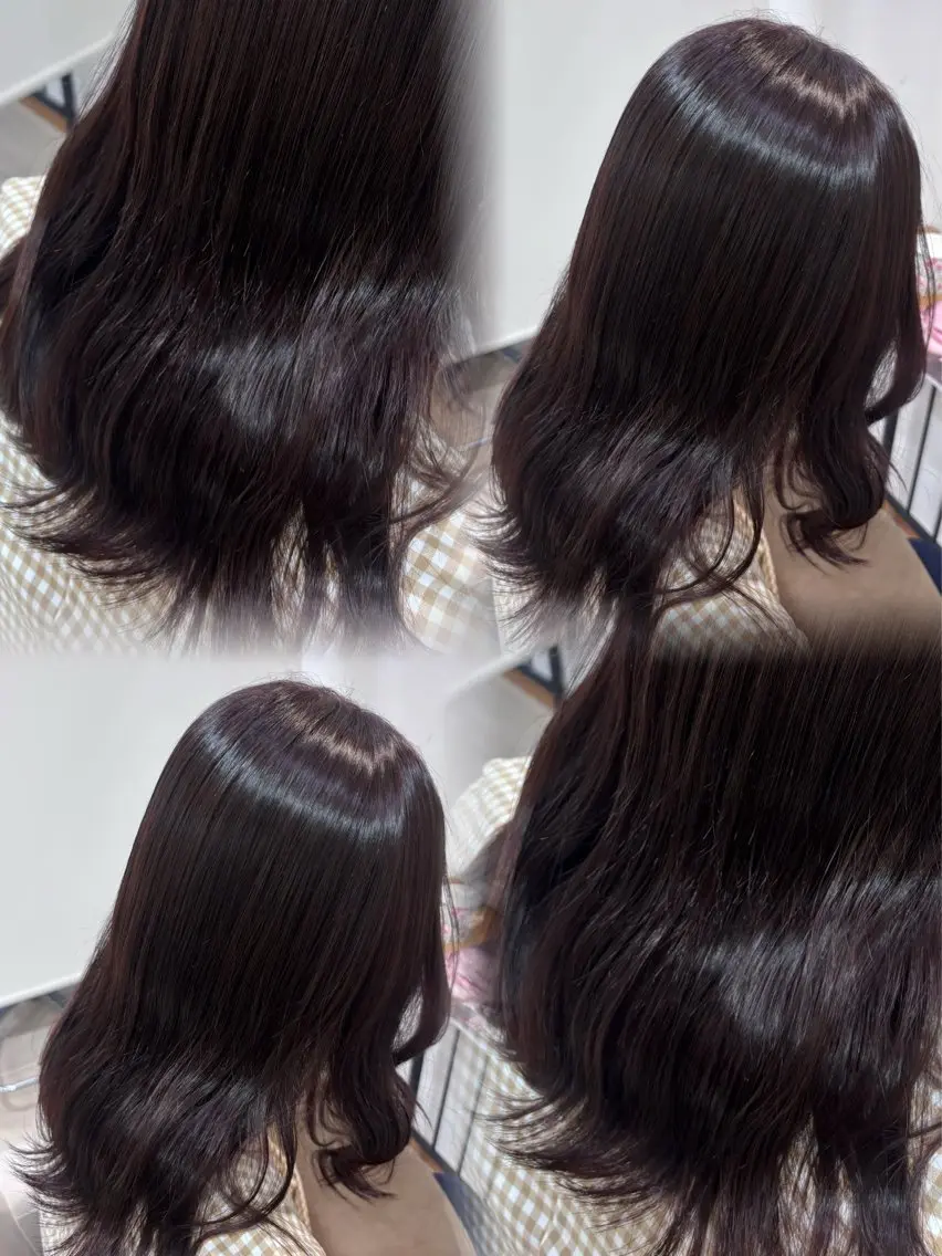 ロング ヘアカラー トリートメント 髪質改善/縮毛矯正 透明感カラー/スバルのヘアスタイル