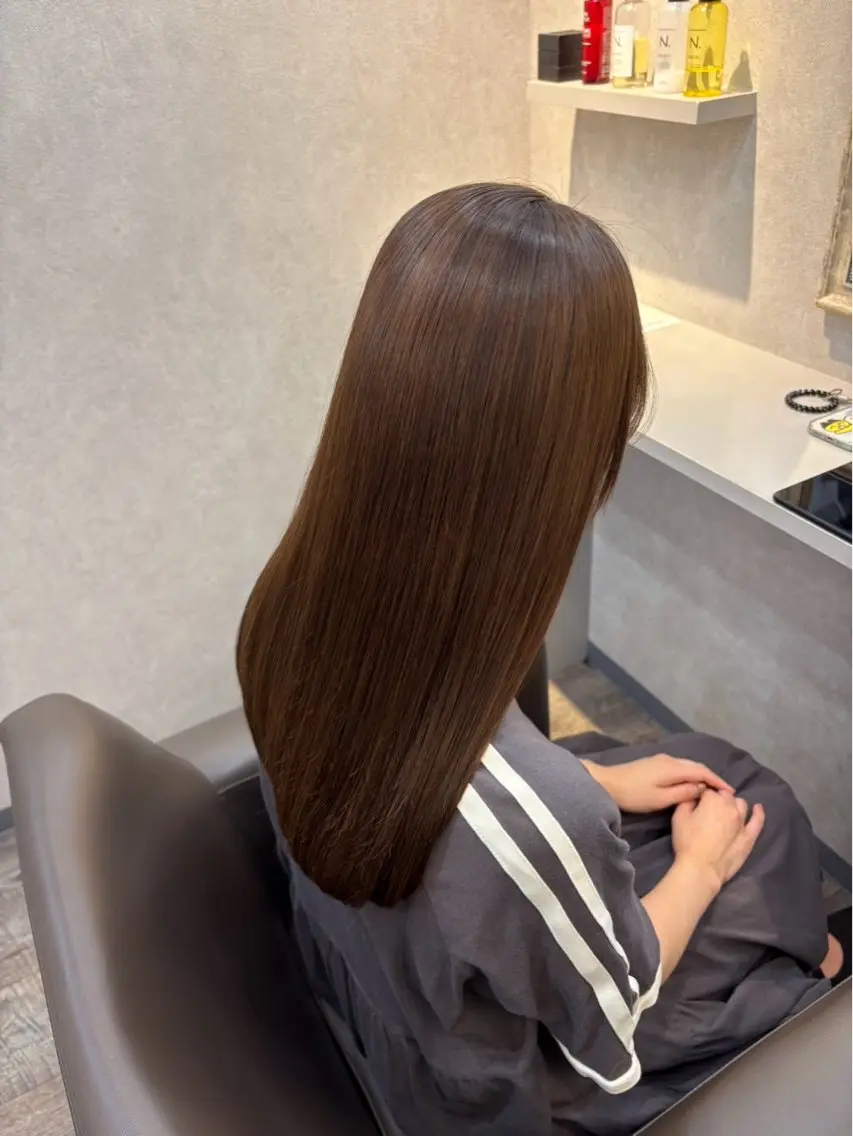 ロング 中本 璃空のヘアスタイル