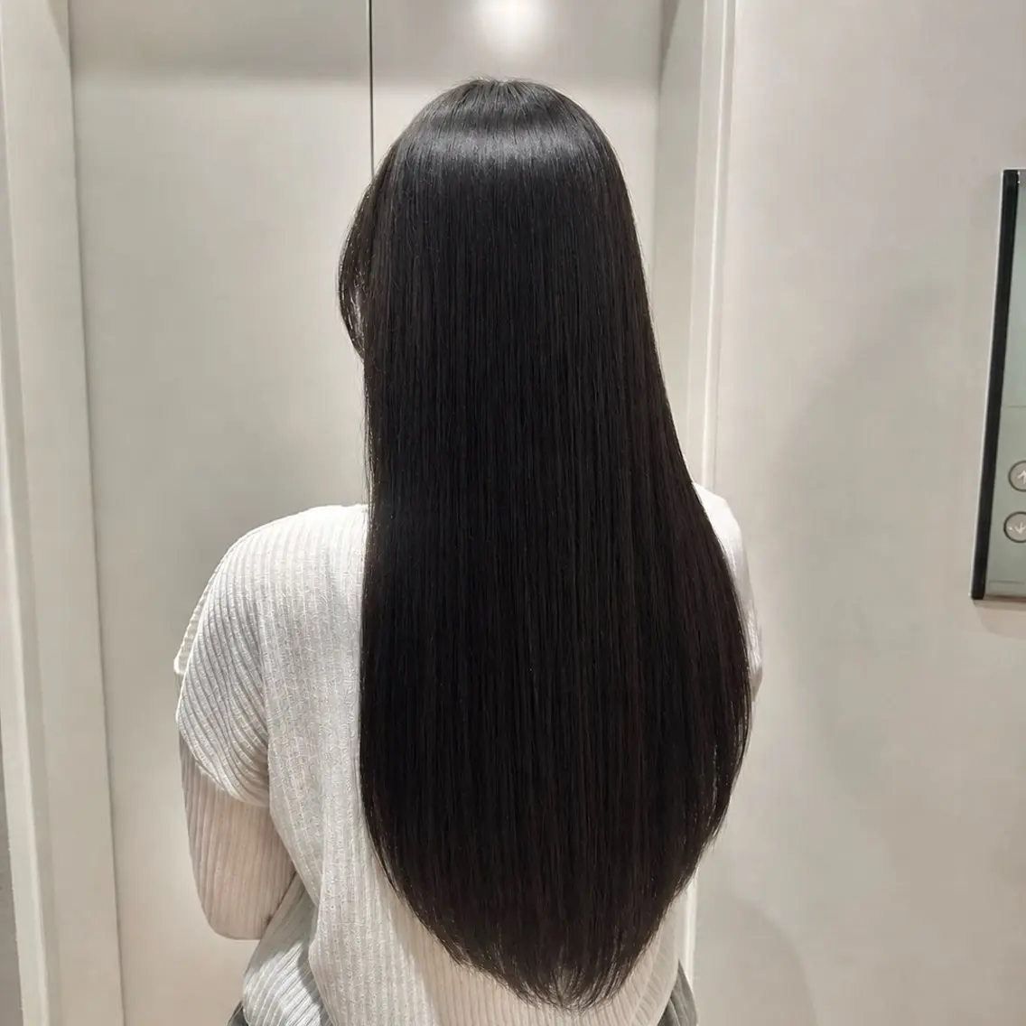 ロング パーマ 酸性ストレート ストレートパーマ 縮毛矯正 新屋敷 拓大のヘアスタイル