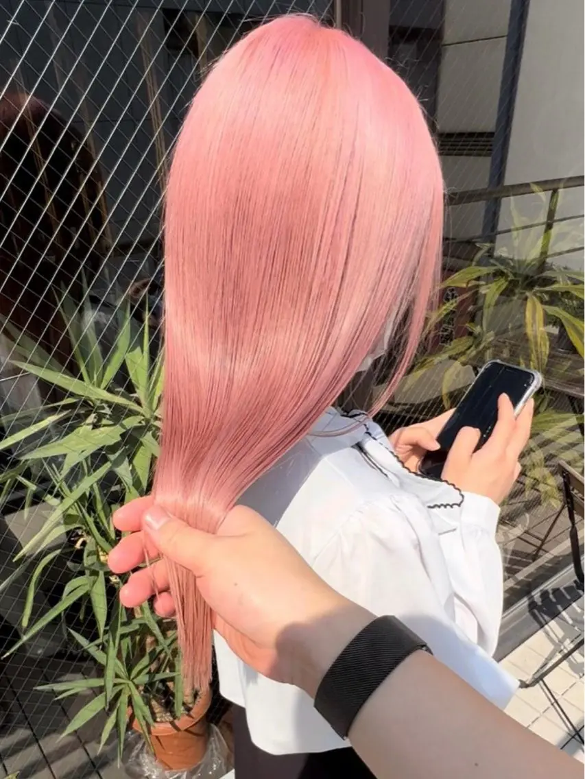 セミロング ⭐️心斎橋カラーモデ ル⭐️SOUのヘアスタイル
