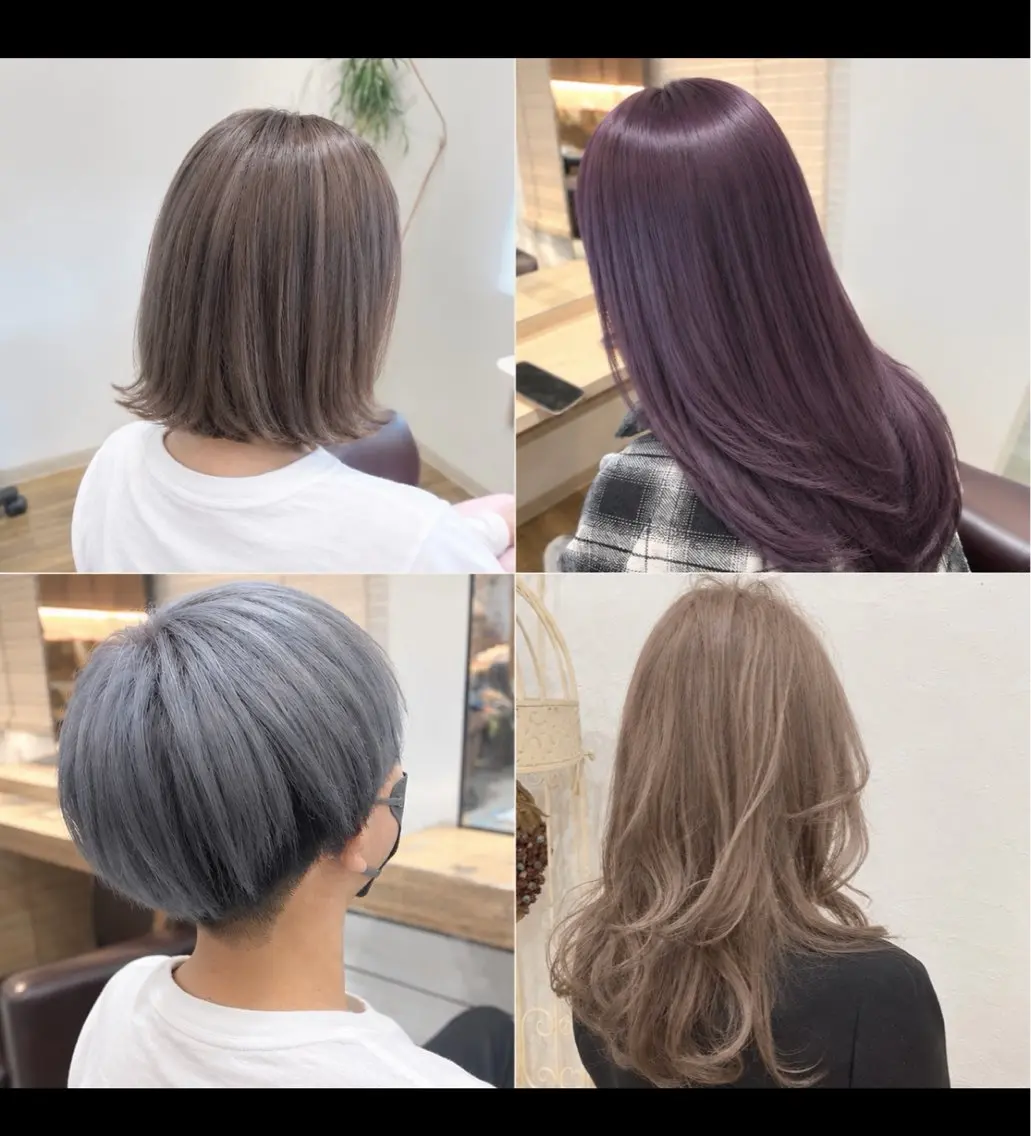 カラー メンズ ベージュカラー グレージュ シルバー ✂︎ つぐみ　✂︎のヘアスタイル