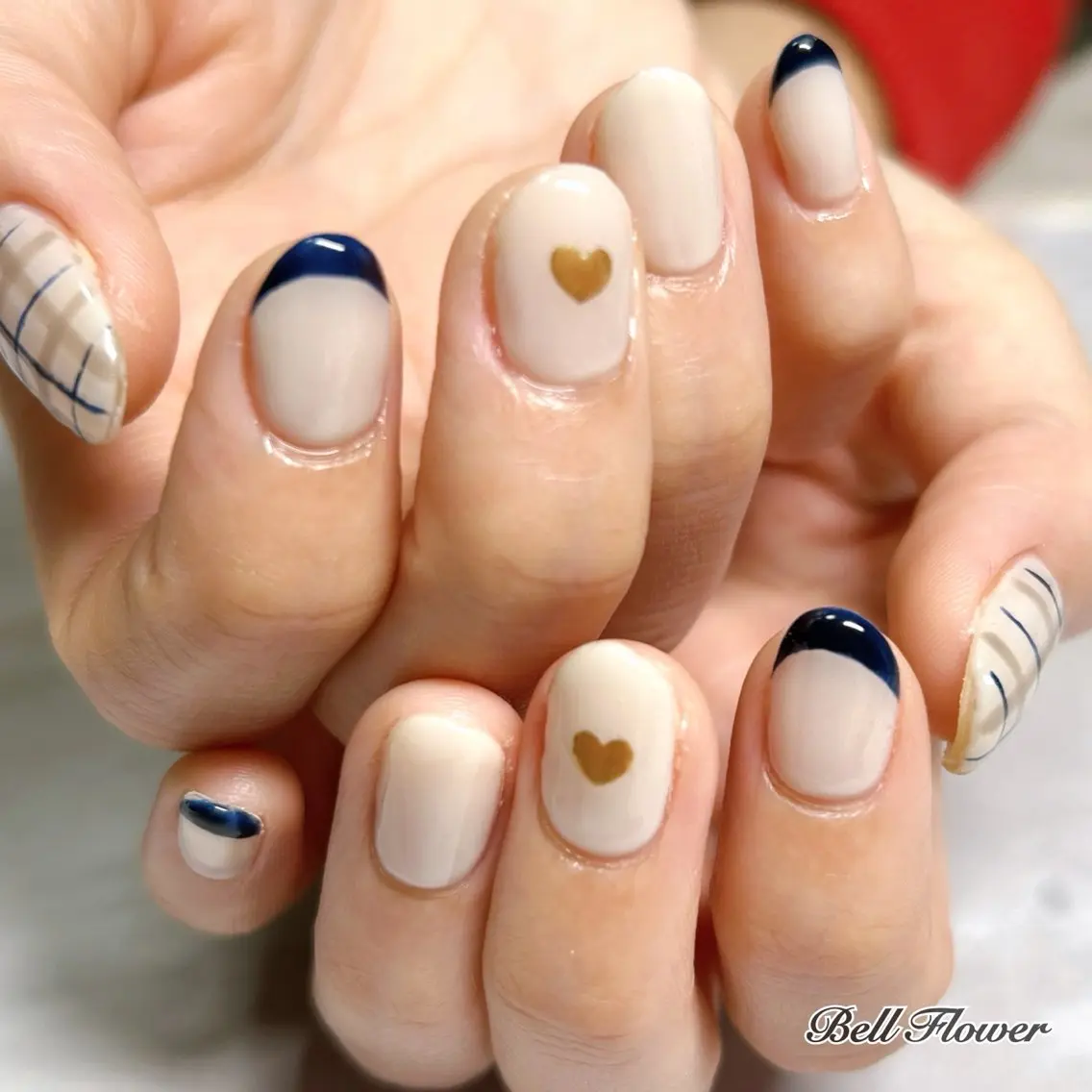 ネイル ハンドネイル Bell Flowerのネイルデザイン